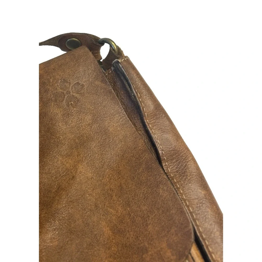 Patricia‎ Nash Stud Messenger Armeno Crossbody Camel Brown Bag Leather Purse